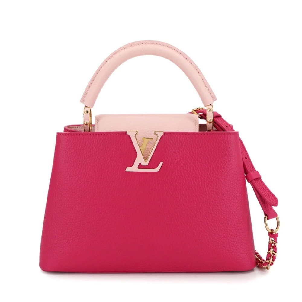 LOUIS VUITTON Capucines BB 2way Hand Shoulder Bag Taurillon Pink 90302134 - Picture 5 of 11